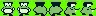 First iteration of the Suavez sprite sheet in four greens: front, back and side poses